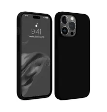 Apple iPhone 15 Pro Kılıf First Silikon - Siyah