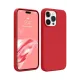 Apple iPhone 15 Pro Kılıf First Silikon - Kırmızı