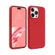 Apple iPhone 15 Pro Kılıf First Silikon - Kırmızı