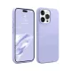 Apple iPhone 15 Pro Kılıf First Silikon - Lila