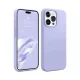 Apple iPhone 15 Pro Kılıf First Silikon - Lila