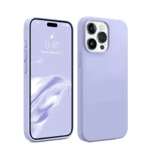 Apple iPhone 15 Pro Kılıf First Silikon - Lila