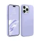 Apple iPhone 15 Pro Kılıf First Silikon - Lila