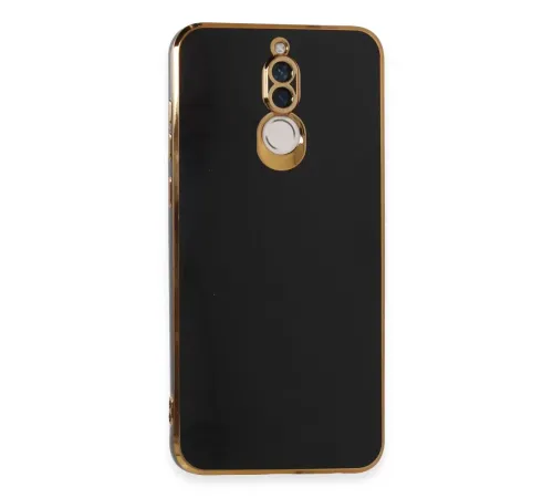Huawei Mate 10 Lite Kılıf Volet Silikon - Siyah