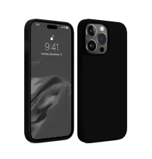 Apple iPhone 15 Pro Max Kılıf First Silikon - Siyah