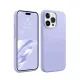 Apple iPhone 15 Pro Max Kılıf First Silikon - Lila