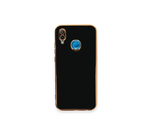 Huawei P20 Lite Kılıf Volet Silikon - Siyah