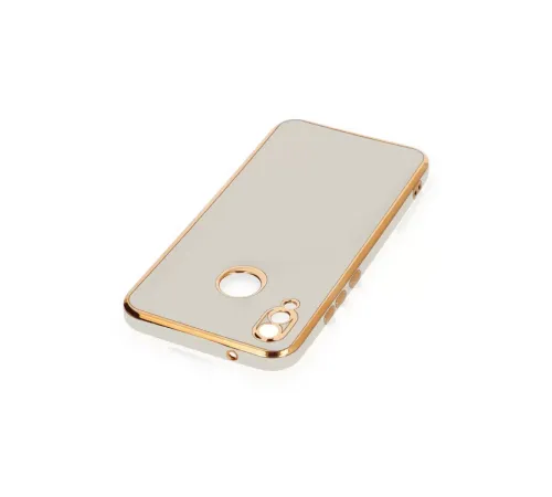 Huawei P20 Lite Kılıf Volet Silikon - Beyaz