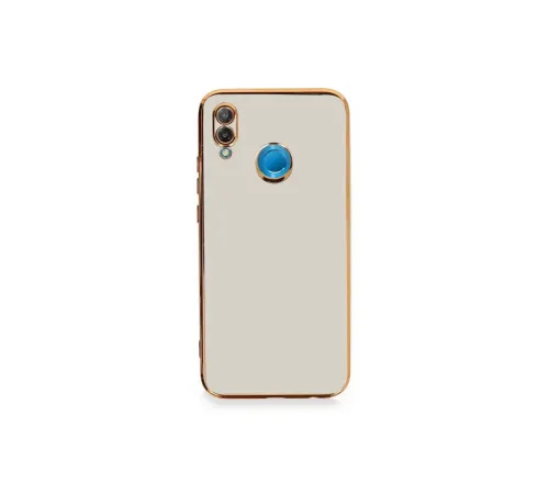 Huawei P20 Lite Kılıf Volet Silikon - Beyaz