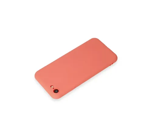 Apple iPhone 7 Kılıf First Silikon - Turuncu