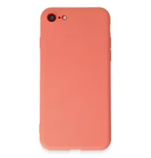 Apple iPhone 7 Kılıf First Silikon - Turuncu