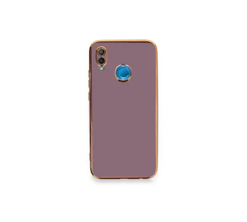 Huawei P20 Lite Kılıf Volet Silikon - Mor