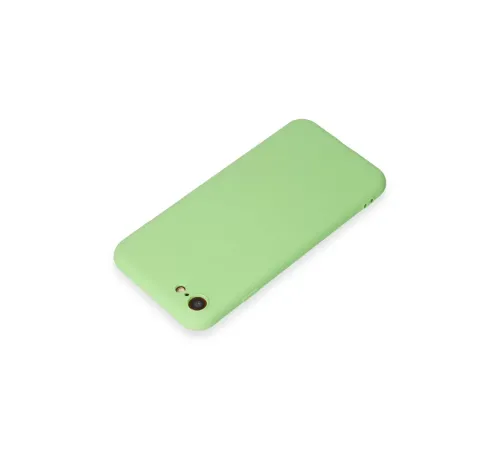 Apple iPhone 7 Kılıf First Silikon - Açık Yeşil