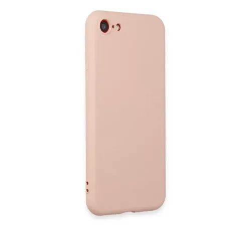 Apple iPhone 7 Kılıf First Silikon - Pudra