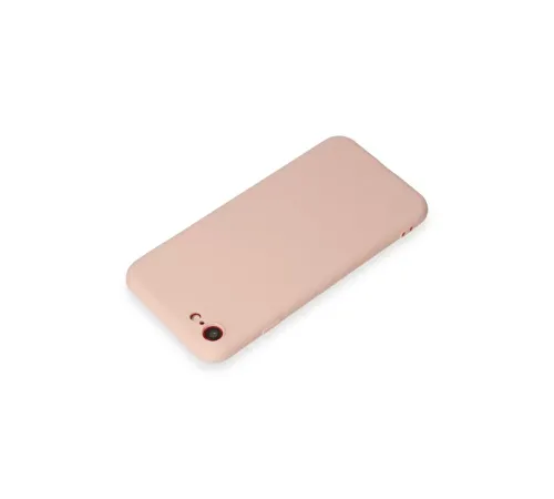 Apple iPhone 7 Kılıf First Silikon - Pudra