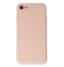 Apple iPhone 7 Kılıf First Silikon - Pudra