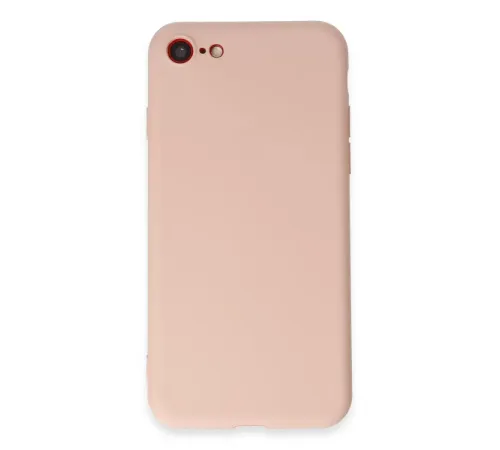 Apple iPhone 7 Kılıf First Silikon - Pudra