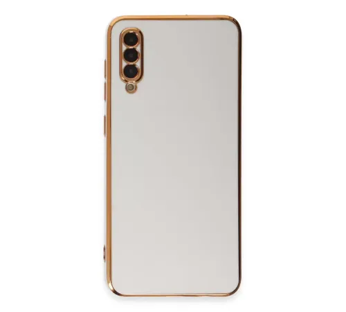 Samsung Galaxy A50 Kılıf Volet Silikon - Beyaz