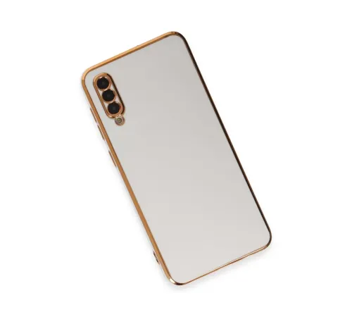 Samsung Galaxy A50 Kılıf Volet Silikon - Beyaz