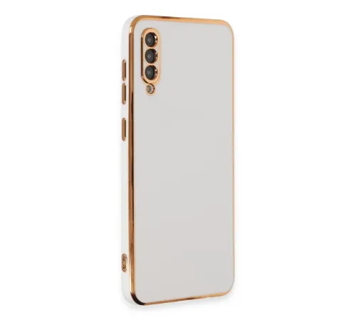 Samsung Galaxy A50 Kılıf Volet Silikon - Beyaz