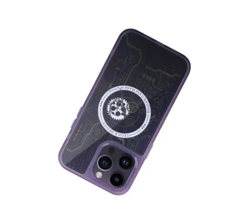 Apple iPhone 14 Pro Kılıf Magic Magneticsafe Silikon - Derin Mor