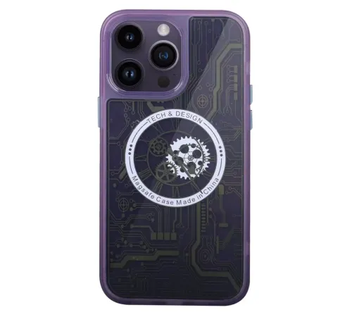 Apple iPhone 14 Pro Kılıf Magic Magneticsafe Silikon - Derin Mor