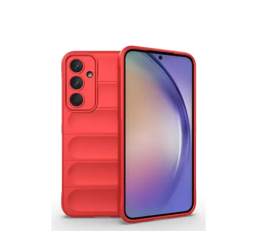 Samsung Galaxy M14 5G Kılıf Optimum Silikon - Kırmızı