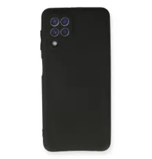 Samsung Galaxy A22 Kılıf First Silikon - Siyah