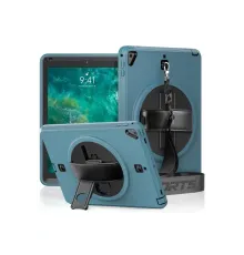 Apple iPad 5 Air 9.7 Kılıf Strap-C Otterbox Tablet Kapak - Mavi