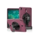 Apple iPad 5 Air 9.7 Kılıf Strap-C Otterbox Tablet Kapak - Mürdüm