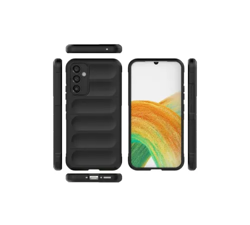 Samsung Galaxy M34 5G Kılıf Optimum Silikon - Siyah