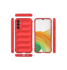 Samsung Galaxy M34 5G Kılıf Optimum Silikon - Kırmızı