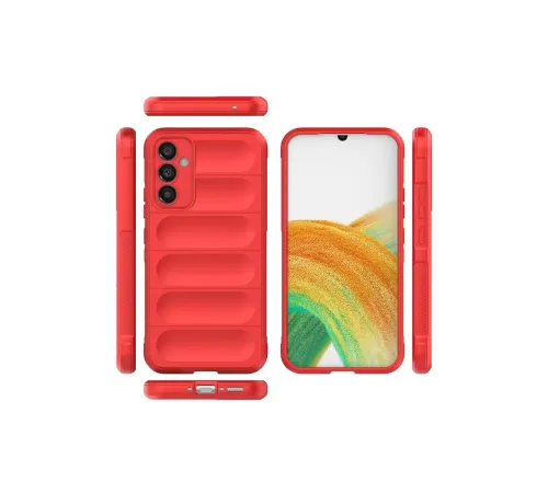 Samsung Galaxy M34 5G Kılıf Optimum Silikon - Kırmızı