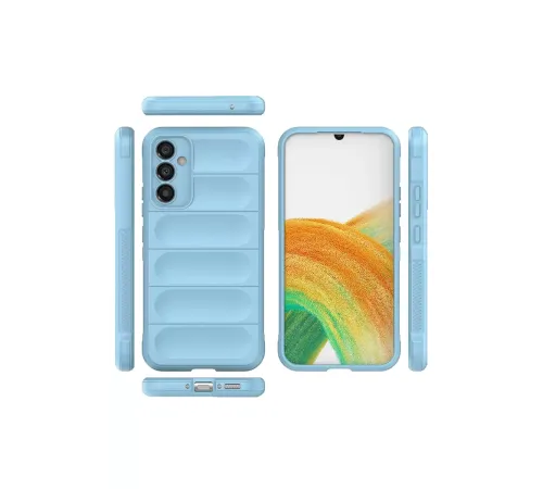 Samsung Galaxy M34 5G Kılıf Optimum Silikon - Sky Blue