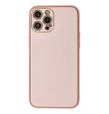 Apple iPhone 12 Pro Kılıf Coco Karbon Silikon - Pembe