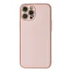 Apple iPhone 12 Pro Kılıf Coco Karbon Silikon - Pembe