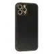 Apple iPhone 12 Pro Kılıf Coco Karbon Silikon - Siyah