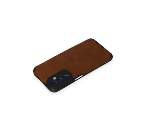 Samsung Galaxy M34 5G Kılıf Loop Deri Silikon - Kahverengi