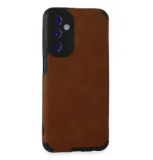 Samsung Galaxy M34 5G Kılıf Loop Deri Silikon - Kahverengi