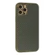 Apple iPhone 12 Pro Kılıf Coco Karbon Silikon - Füme