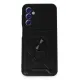 Samsung Galaxy M34 5G Kılıf Pars Lens Yüzüklü Silikon - Siyah