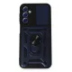 Samsung Galaxy M34 5G Kılıf Pars Lens Yüzüklü Silikon - Lacivert