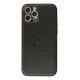 Apple iPhone 12 Pro Max Kılıf Coco Karbon Silikon - Siyah