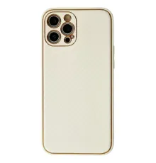 Apple iPhone 12 Pro Max Kılıf Coco Karbon Silikon - Beyaz
