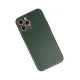 Apple iPhone 12 Pro Max Kılıf Coco Karbon Silikon - Yeşil