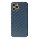 Apple iPhone 12 Pro Max Kılıf Coco Karbon Silikon - Mavi