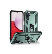 Samsung Galaxy A04S Kılıf Sofya Yüzüklü Silikon Kapak - Yeşil
