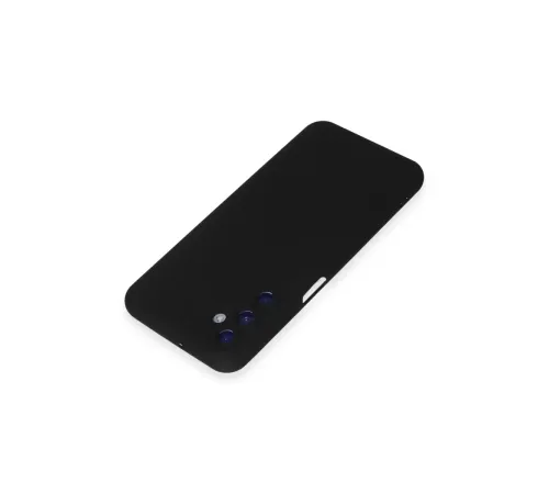 Samsung Galaxy M34 5G Kılıf Nano içi Kadife Silikon - Siyah