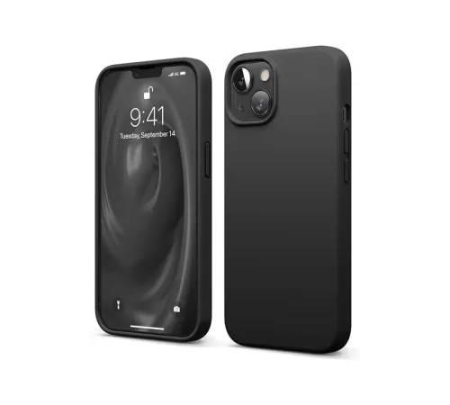 Apple iPhone 14 Kılıf First Silikon - Siyah