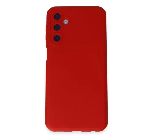 Samsung Galaxy M34 5G Kılıf Nano içi Kadife Silikon - Kırmızı